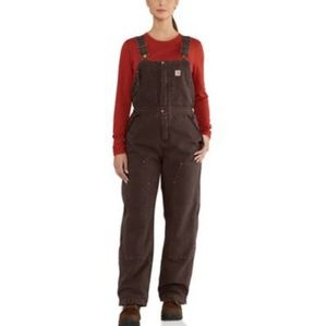 carhartt zeeland sandstone bib overalls